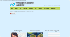 Desktop Screenshot of navimumbaieyeclinic.com